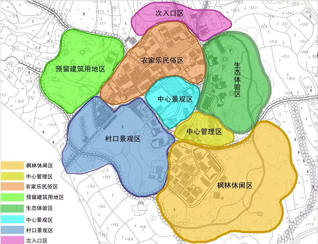 住宅小区功能分区图图片